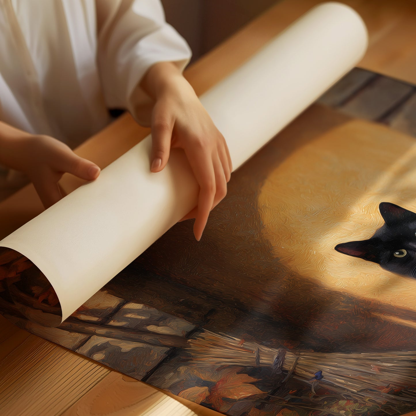 Autumn's Keeper In Stone Archway