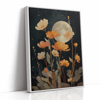 Moonlit Poppies Reach For Stars