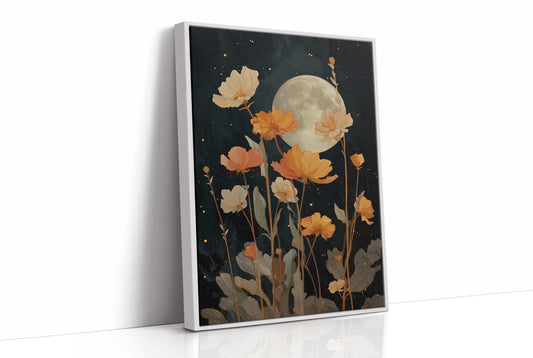 Moonlit Poppies Reach For Stars