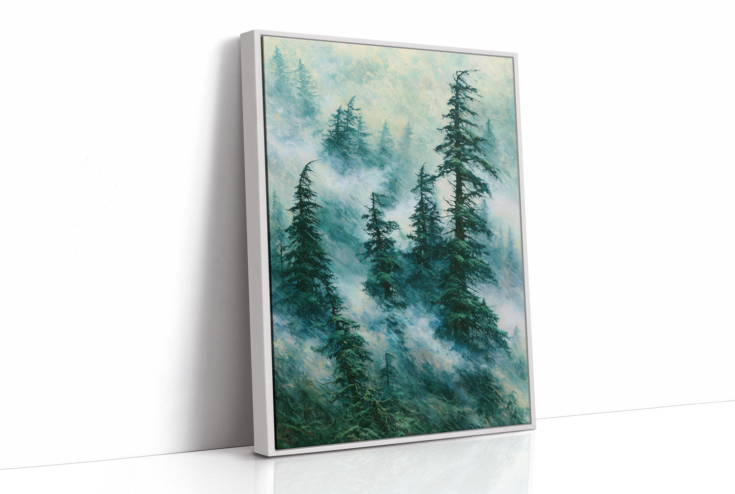 Rain Through the Evergreen Canopy