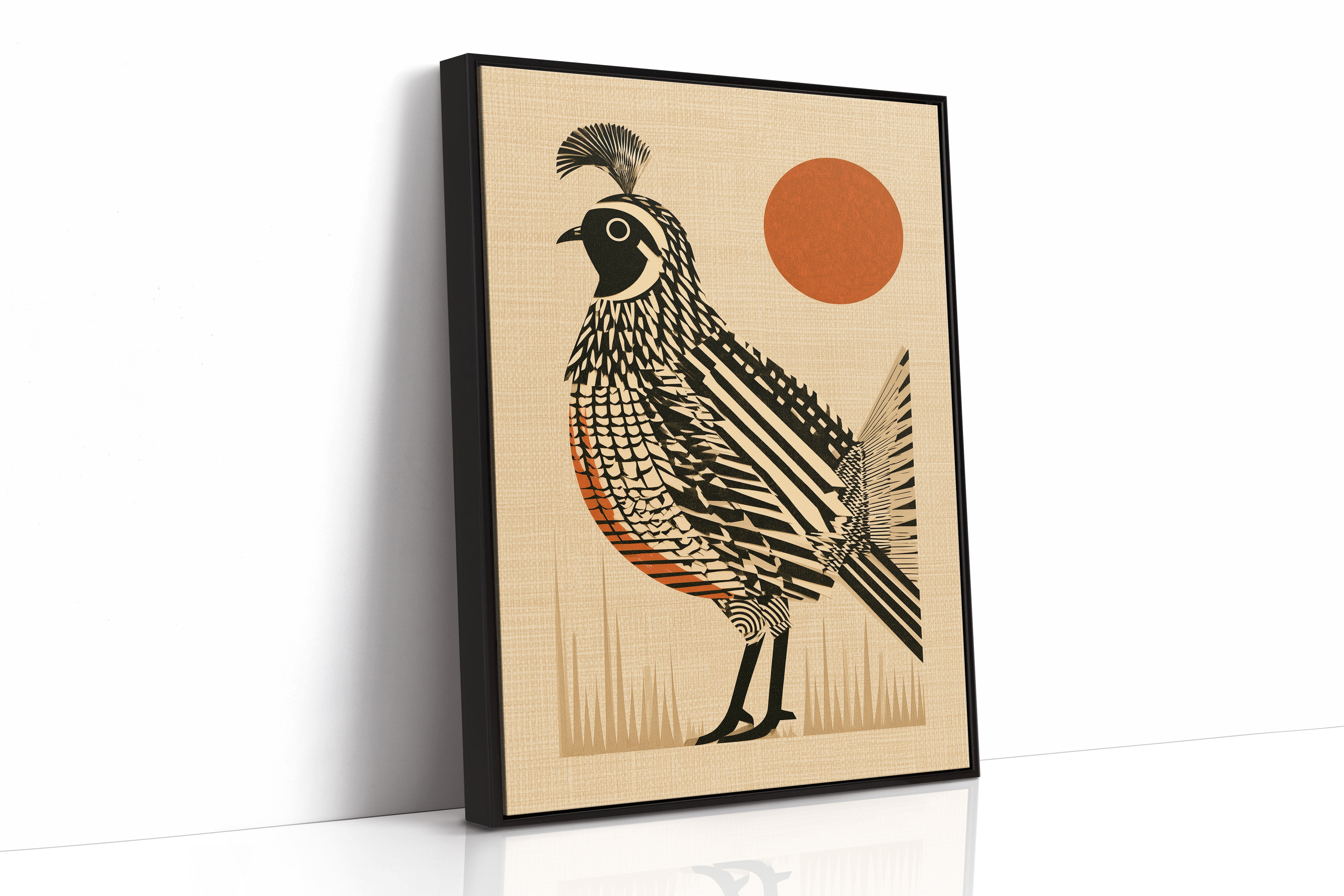 Quail Strikes A Pose