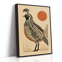 The Quail Has Excellent Posture