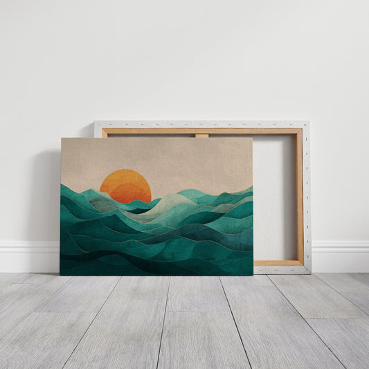 Sunset Over Whispering Waters