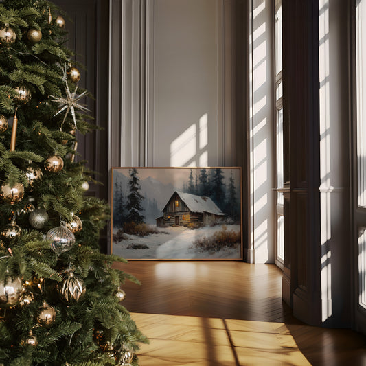 Snow Blankets The Mountain Hideaway