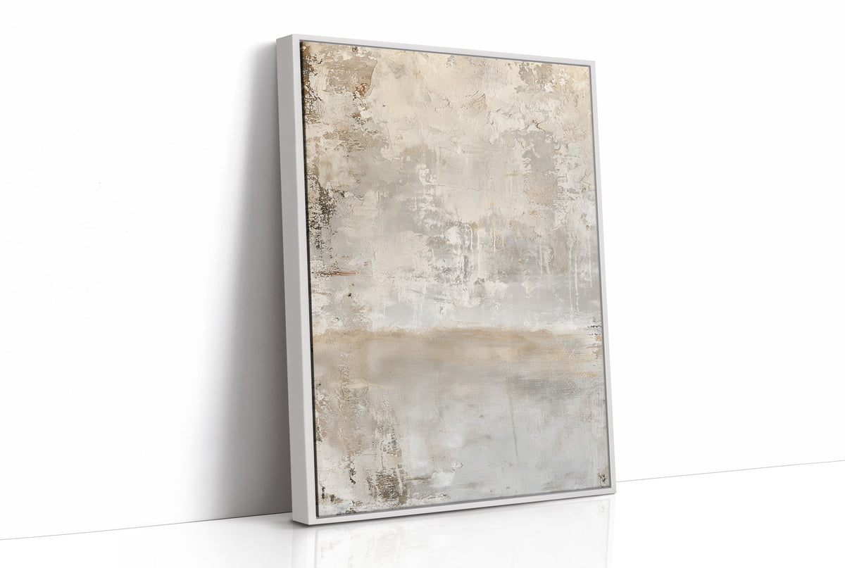 Weathered Neutral Plaster Abstract