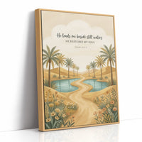 He Leads Me Beside Still Waters: Desert Oasis Path