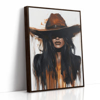 Midnight Dust – Western Cowgirl Wall Art