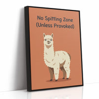 No Spitting Zone (Unless Provoked)