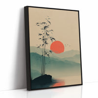 Bamboo Bends Toward Rising Sun