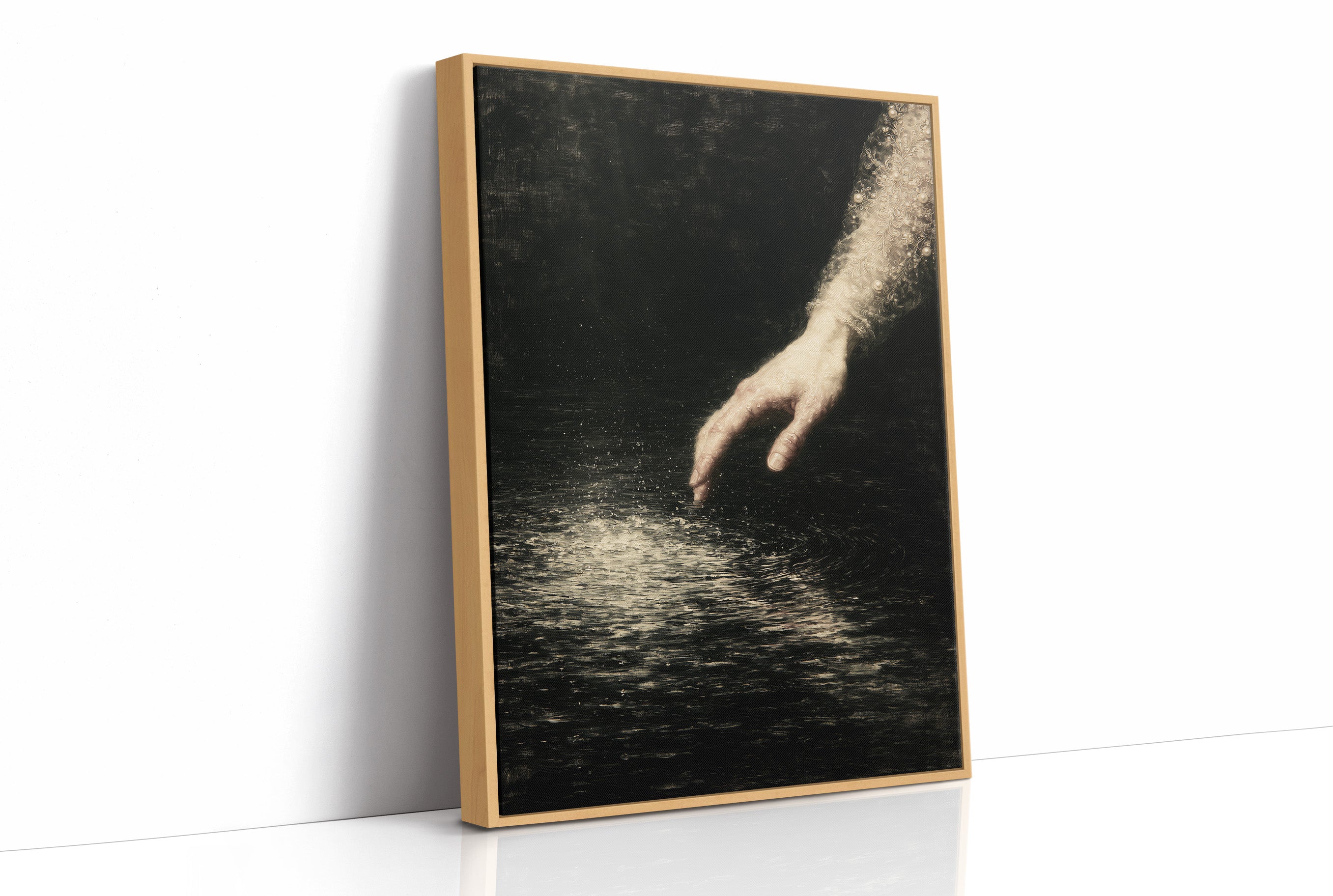 Fingertip and Moonlit Water: A Renaissance Study