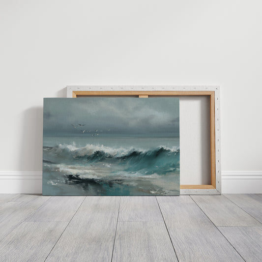 Teal Waves Call Ancient Mariners