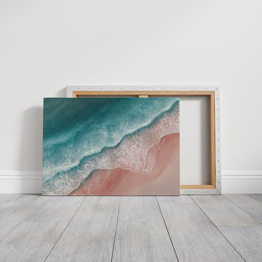 Tides Crafting Their Own Canvas