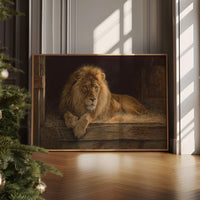 Noble Beast Rests In Golden Light