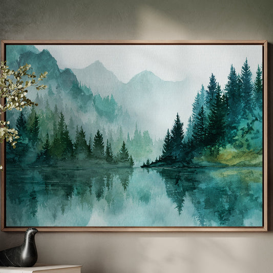 Mist Kisses the Forest's Edge