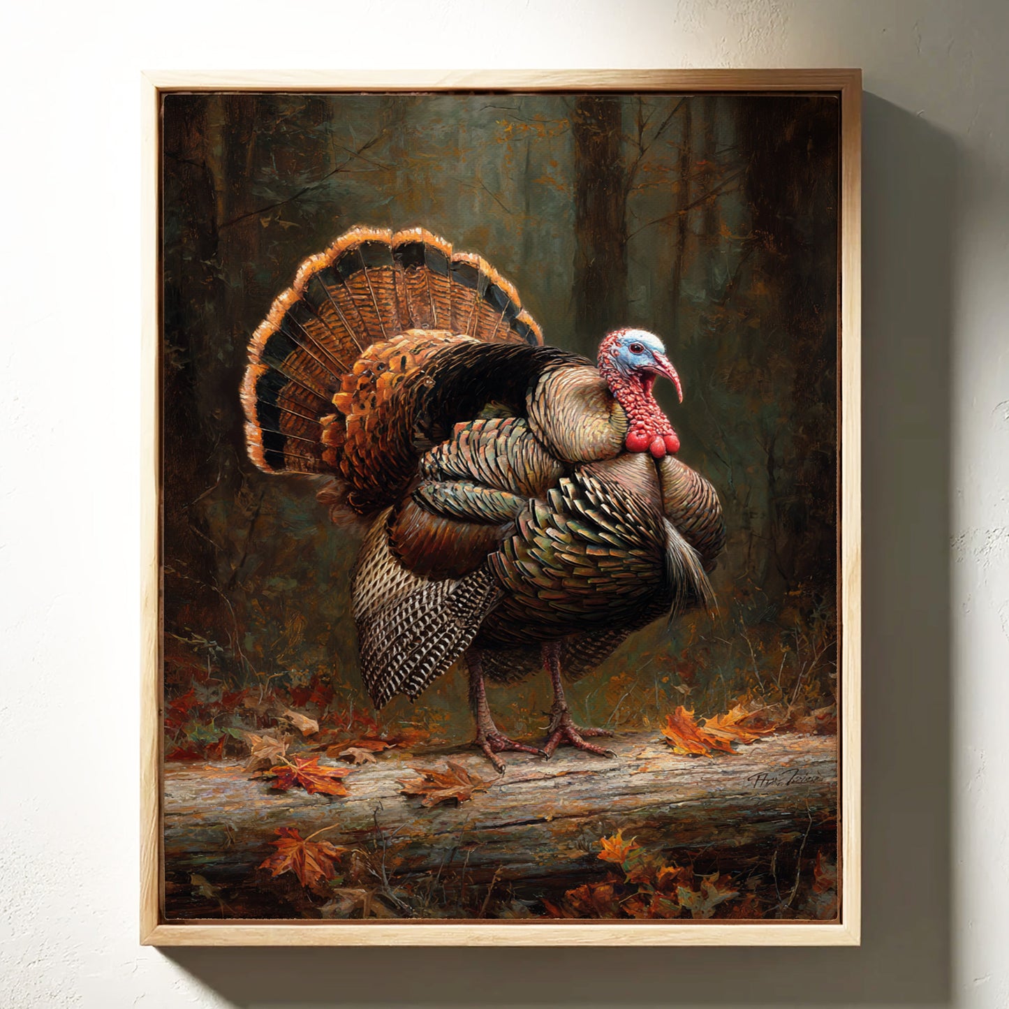 Autumn's Wild Turkey Stands Proud
