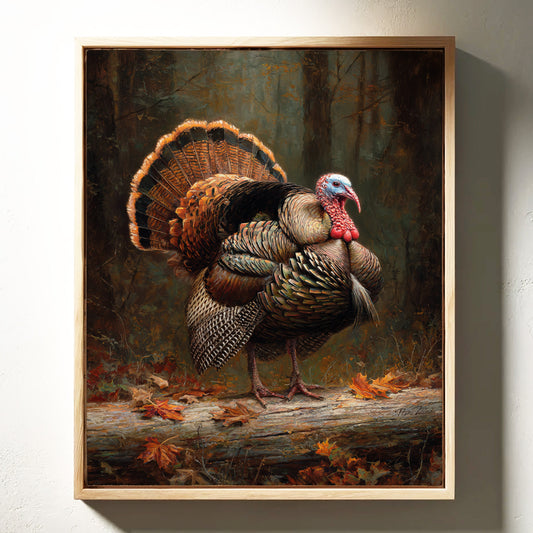 Autumn's Wild Turkey Stands Proud