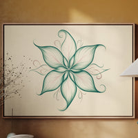 Lotus Lines Draw Morning Light