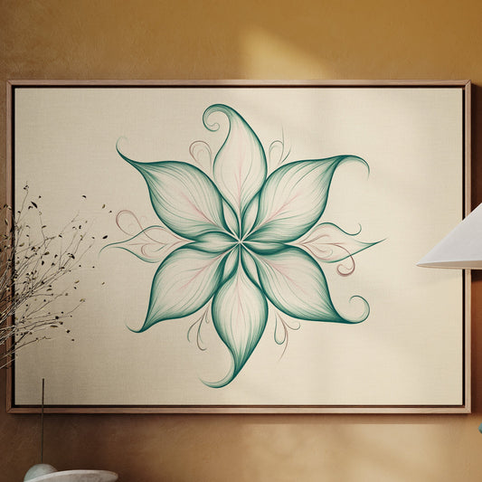 Lotus Lines Draw Morning Light