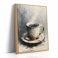 Morning Steam: A Coffee Cup Still Life