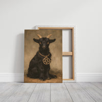 Occult Black Goat Portrait