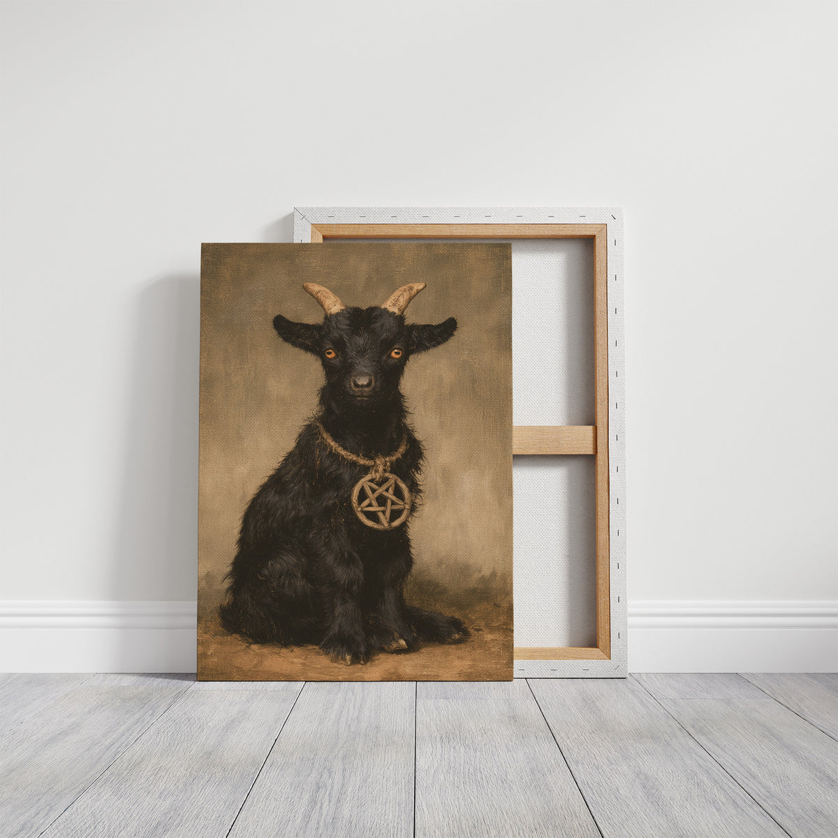 Occult Black Goat Portrait