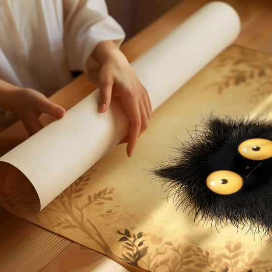 Curious Fluff Meets Golden Light