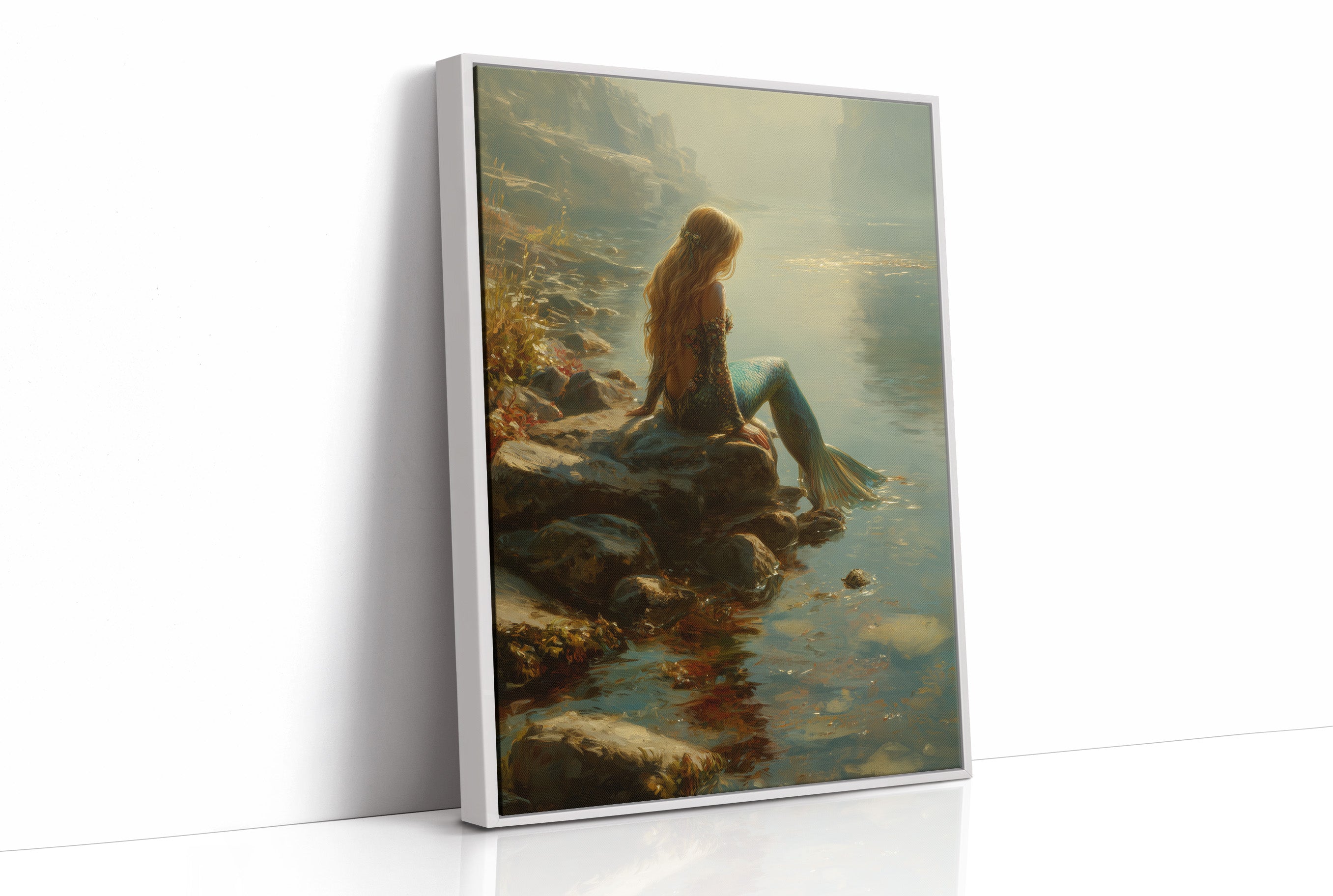 Shoreline Secrets At Golden Hour