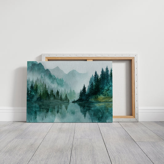 Mist Kisses the Forest's Edge