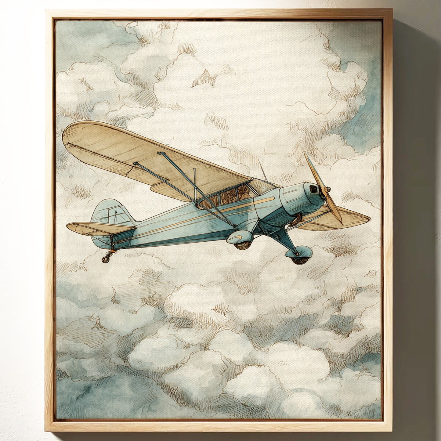 Chasing Horizons in Vintage Blue