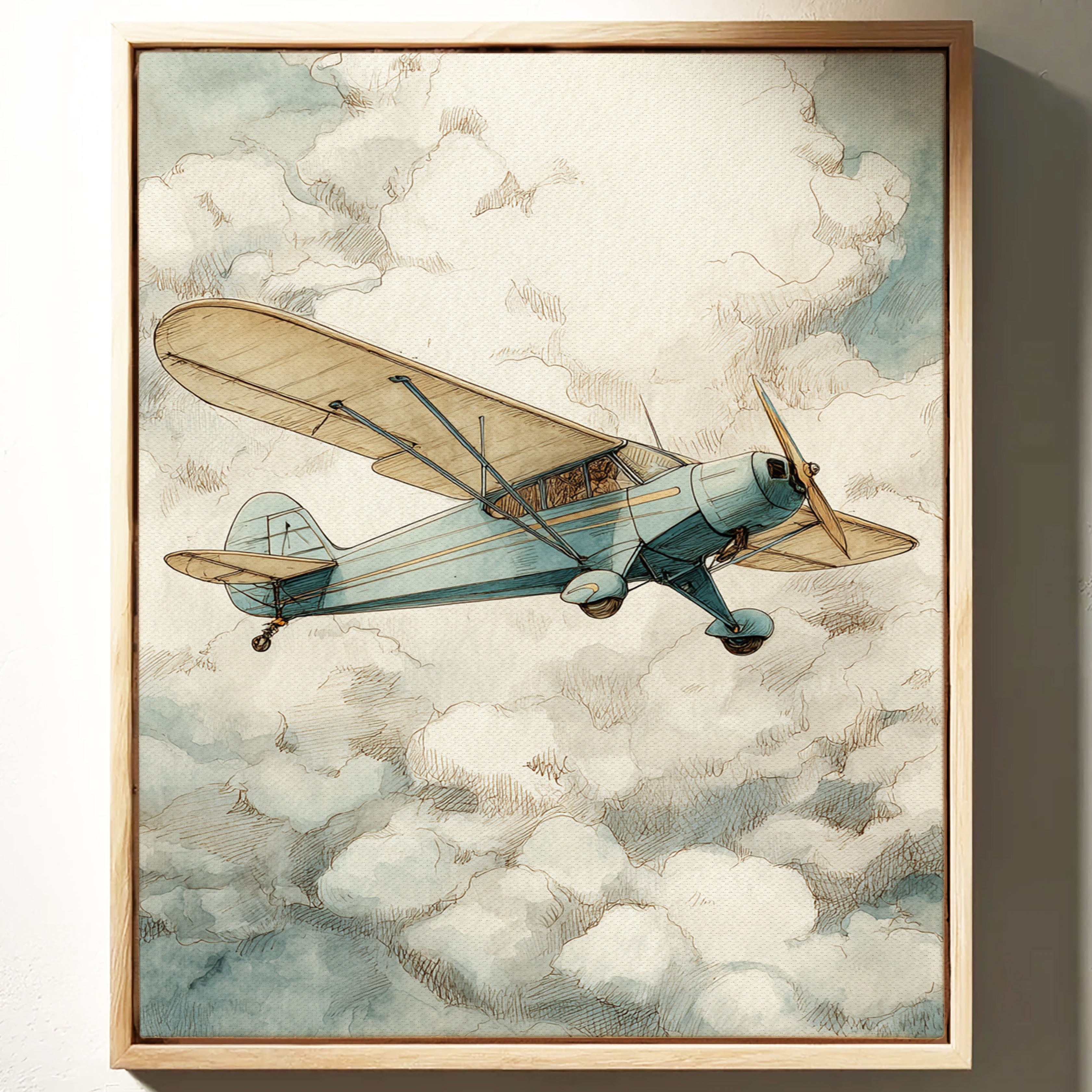 Chasing Horizons in Vintage Blue