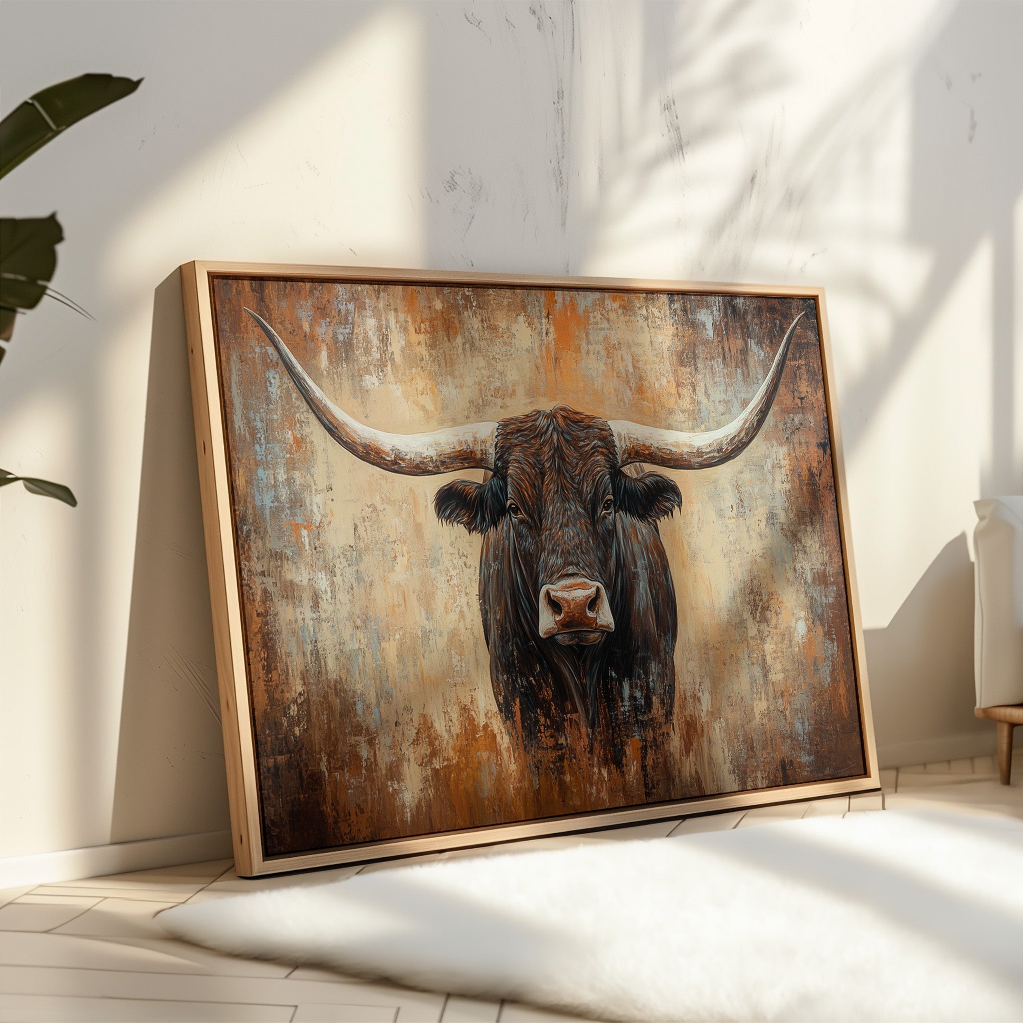 Longhorn Tales In Copper Light