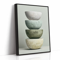 Stacked Stoneware: Sage to Cream