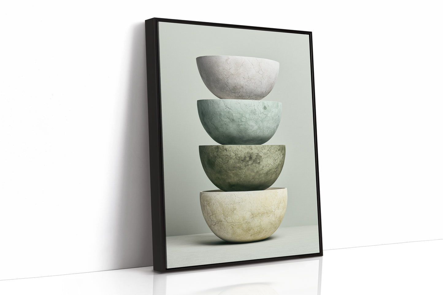 Stacked Stoneware: Sage to Cream