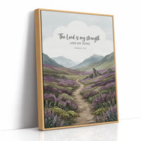 The Lord Is My Strength: Highland Heather Path