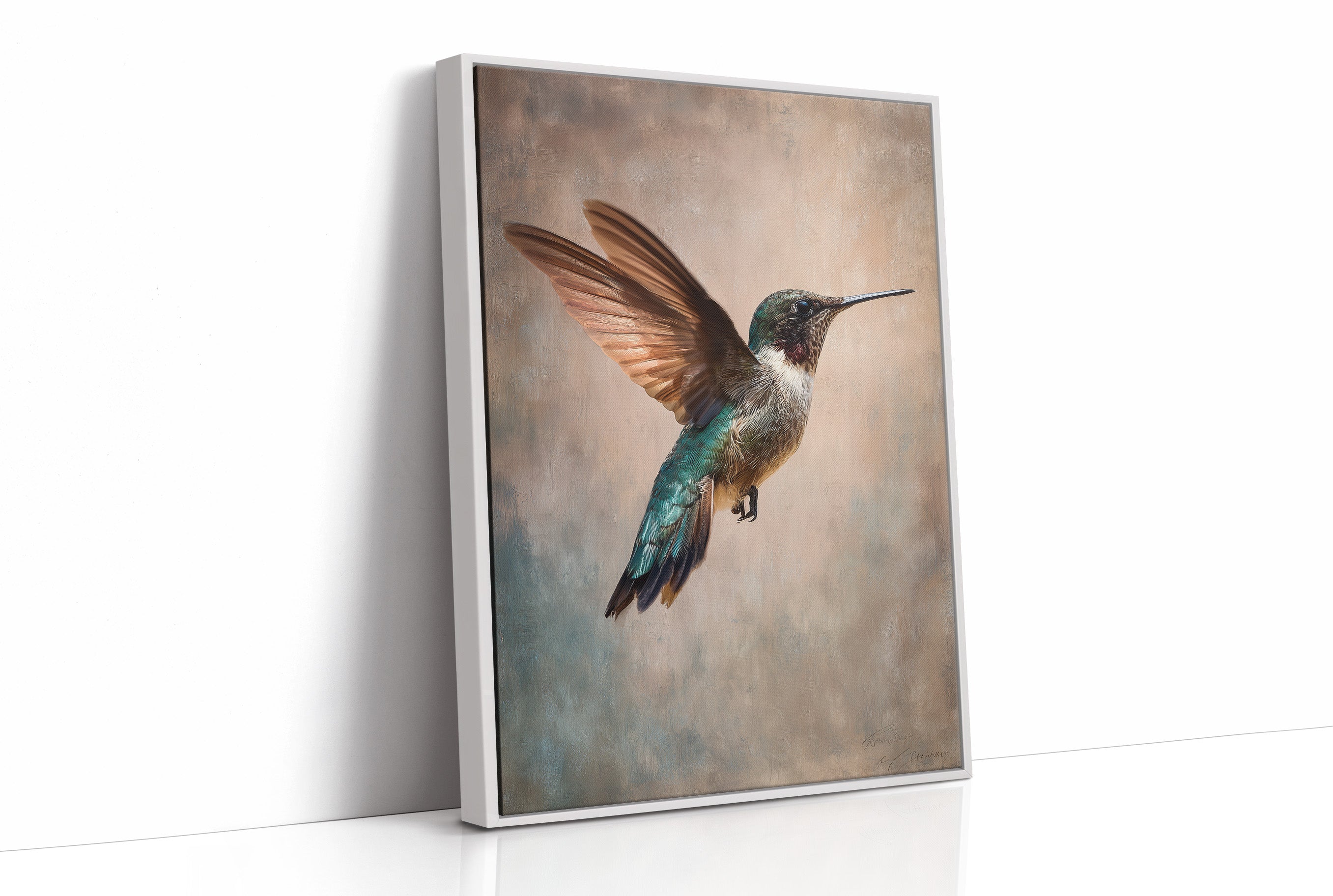 Copper Wings Meet Turquoise Sky