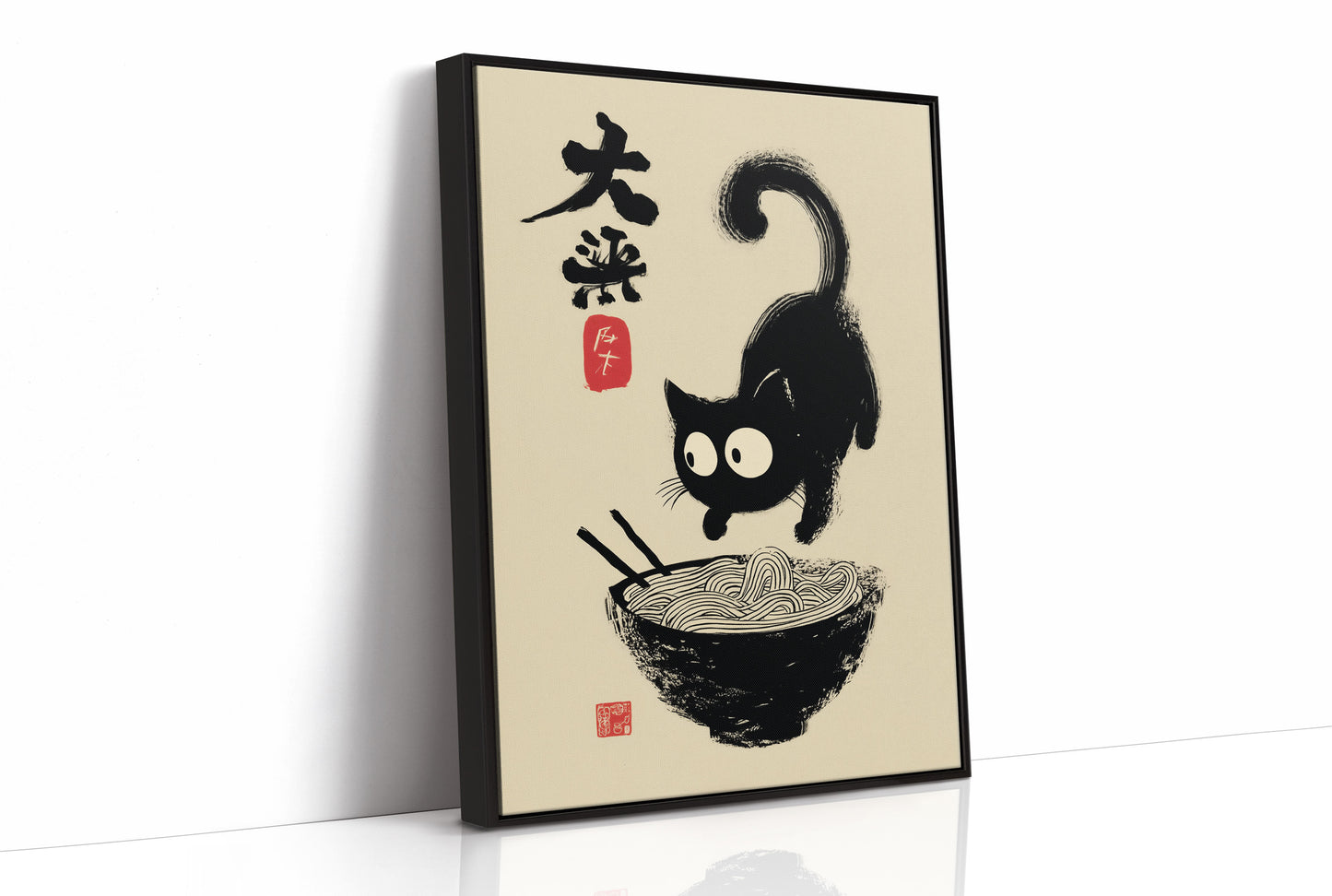 Curious Kitten Discovers Noodle Magic