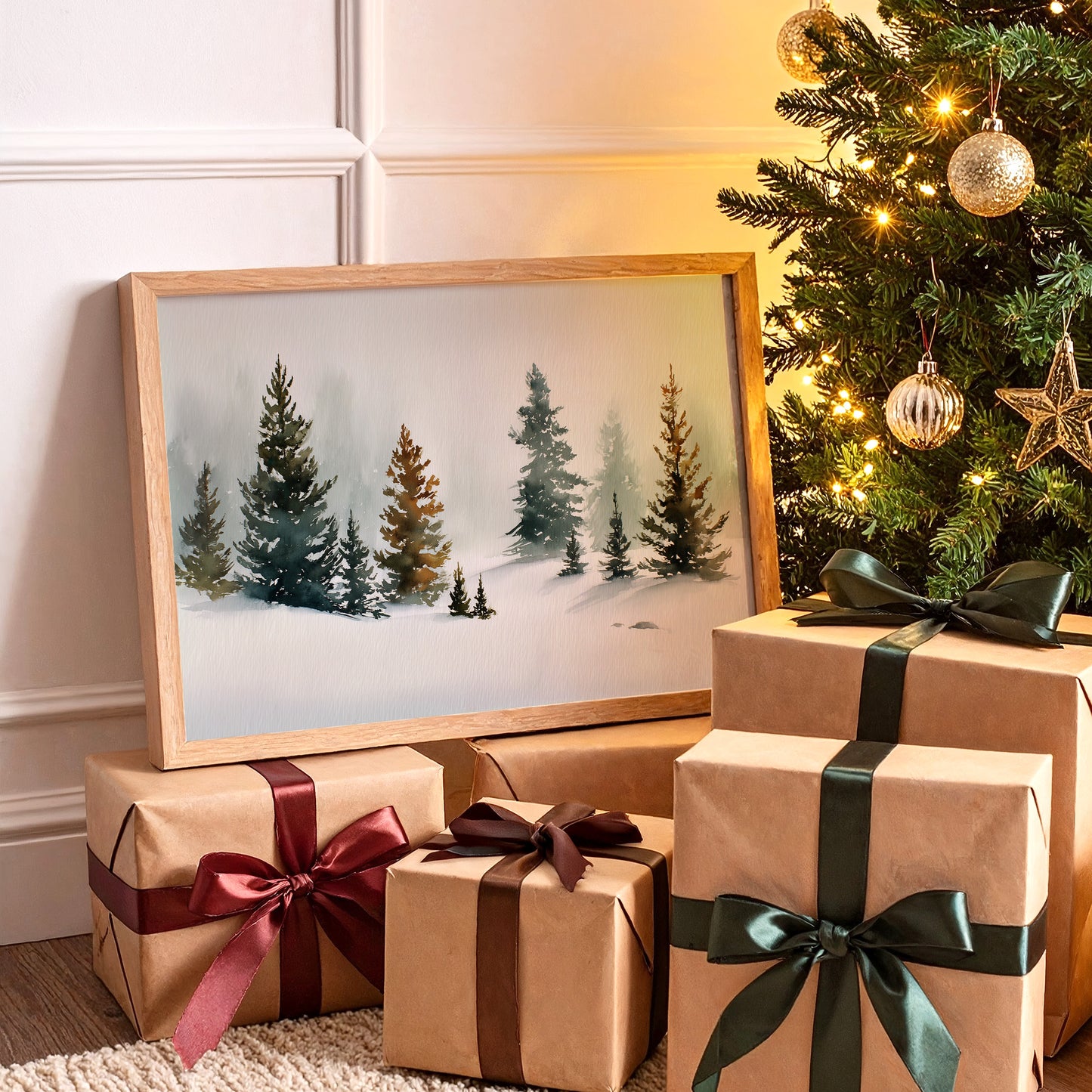 Winter Pines Paint December's Song