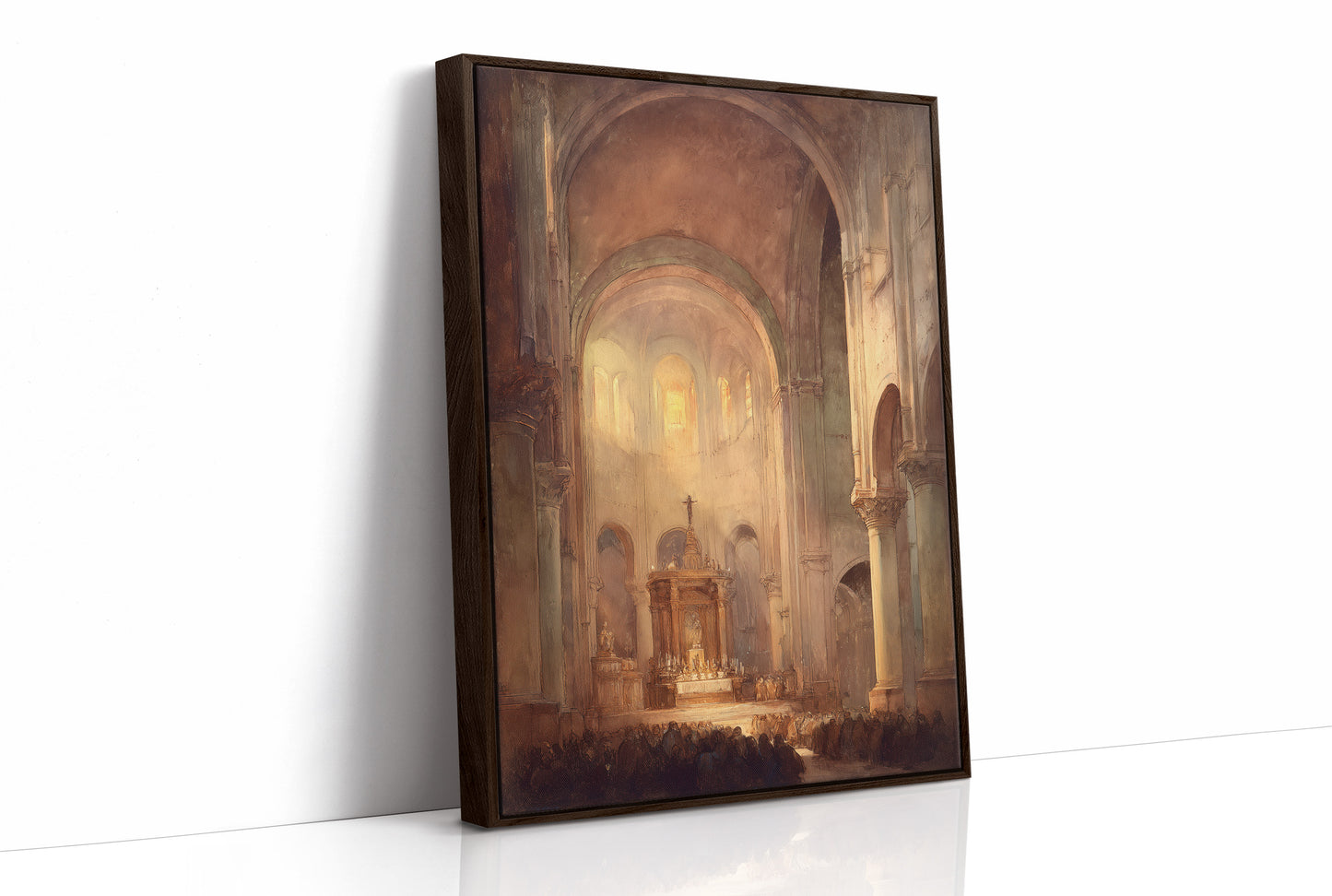 Divine Light Bathes Ancient Sanctuary