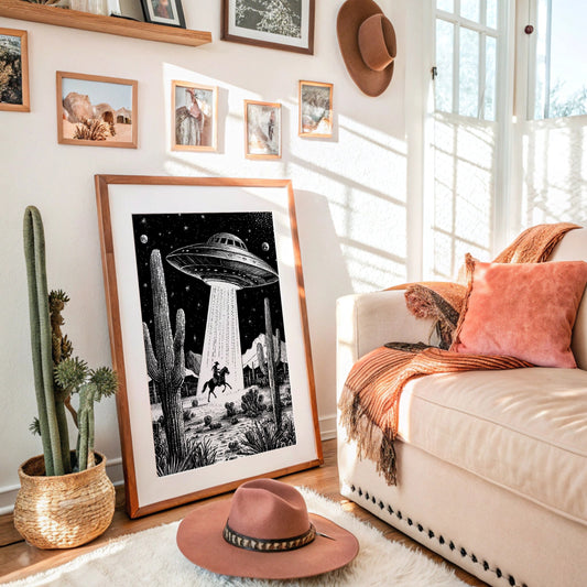 Desert Cowboy Meets Midnight Visitors