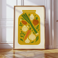 Autumn's Harvest In Mason Glass