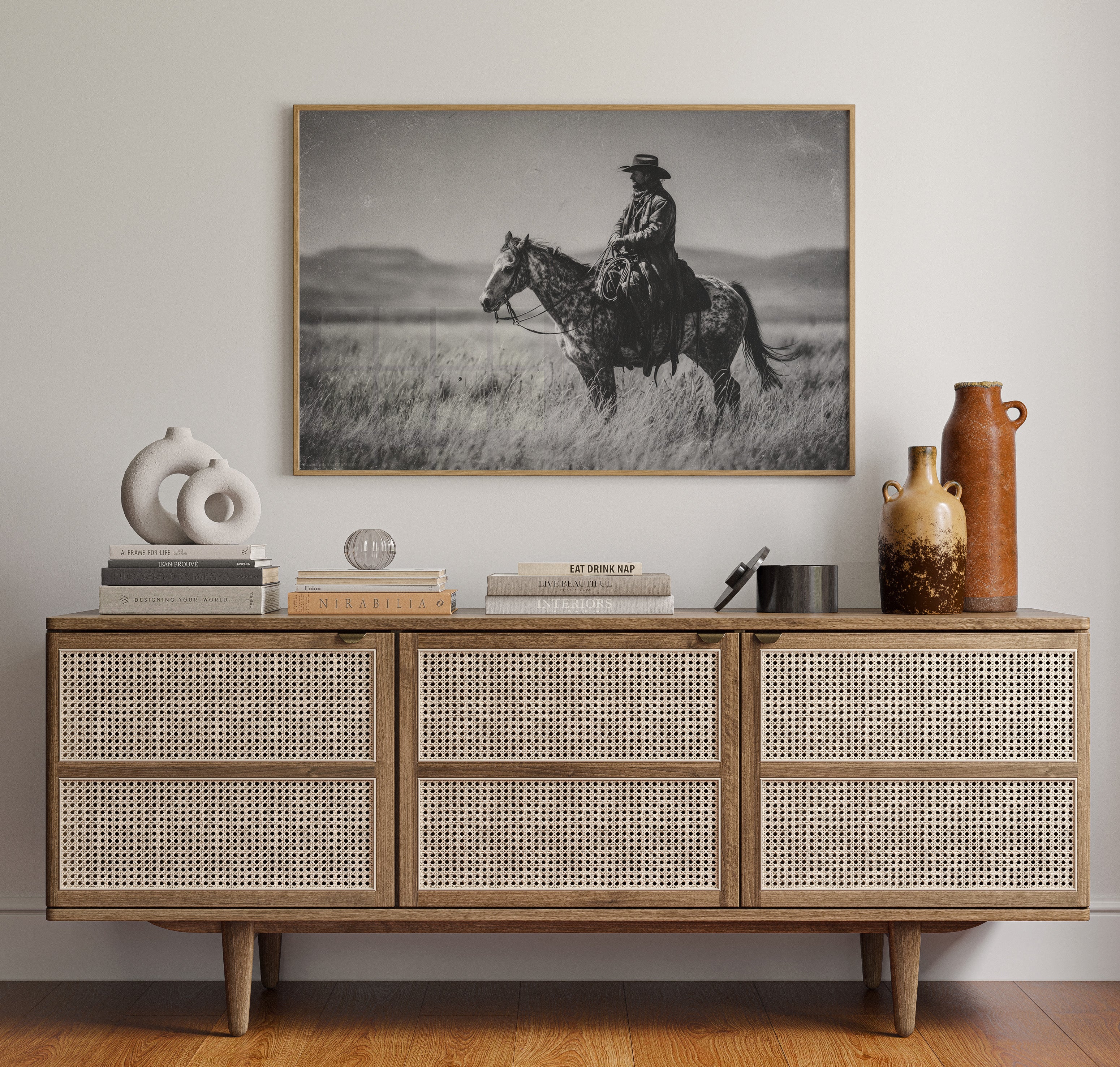 Prairie Dawn Rides Speckled Grace