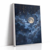 Moon Bathes In Midnight Blue