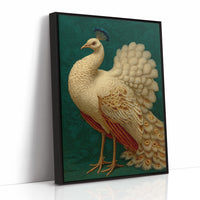 Regal Peacock In Emerald Court