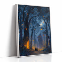 Lanterns Guide Midnight Wanderers Home