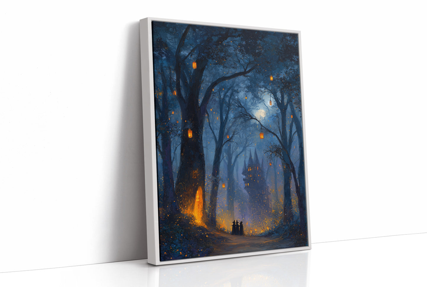 Lanterns Guide Midnight Wanderers Home