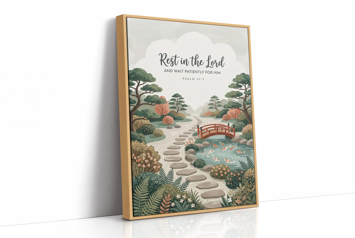 Rest in the Lord: Japanese Zen Garden Bridge