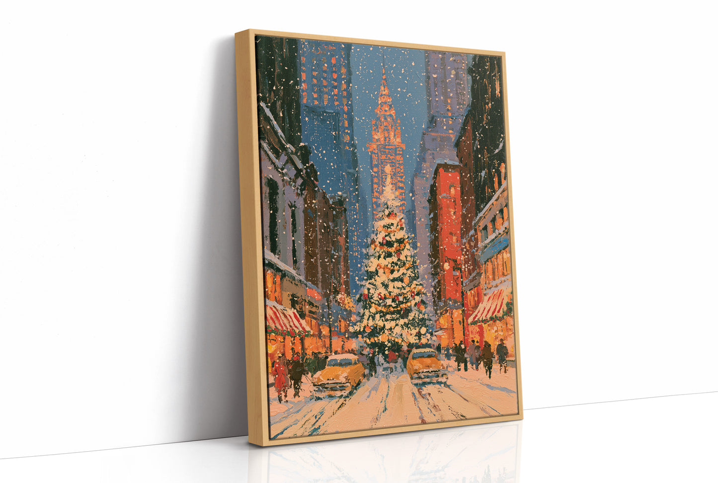 Snowfall on Fifth Avenue