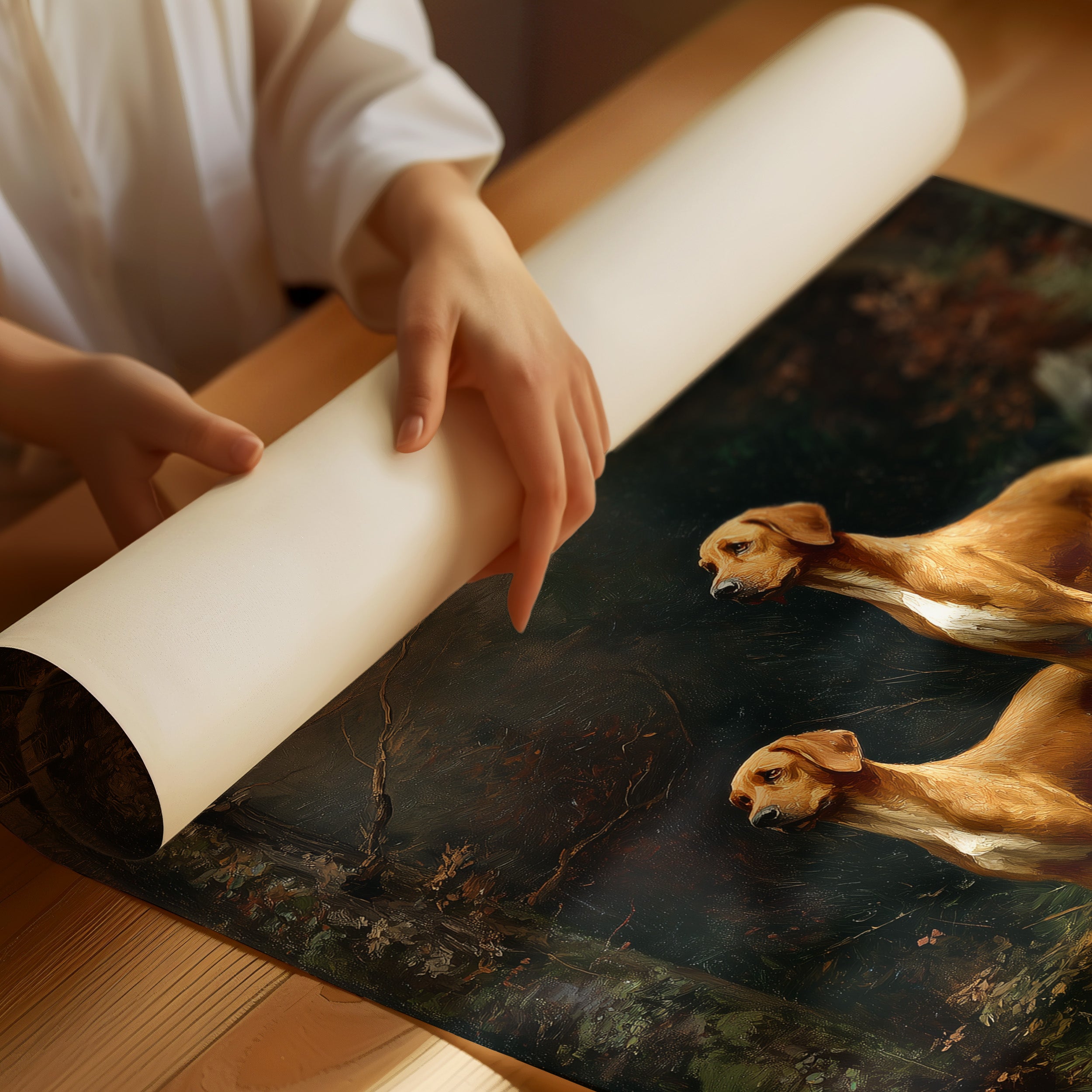 Loyal Companions Await The Hunt