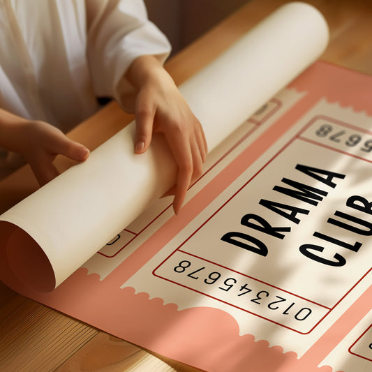 Stage Tickets in Coral Symmetry