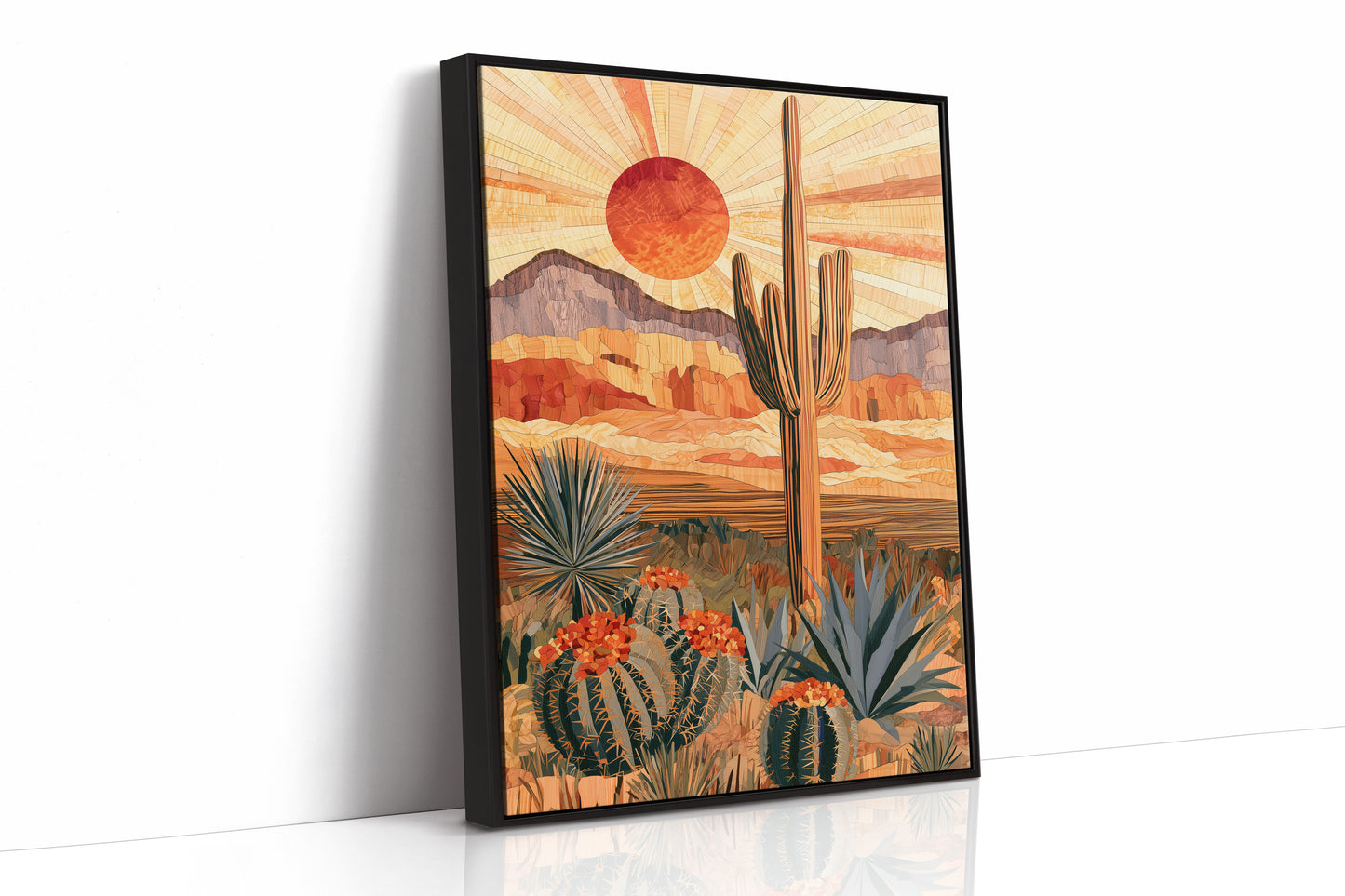 Desert Bloom At First Light